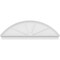 Ekena Millwork Segment Arch 4 Spoke Architectural Grade PVC Combination Pediment, 82"W x 27-3/8"H x 2-3/4"P PEDPC082X275SEG04 - alternate 2